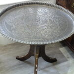 Large Vintage Lebanese Tray Table