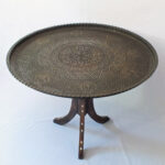 Large Lebanese Vintage Tray Table