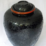 Large Burmese lacquer Vase