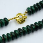 Malachite & Gold necklace