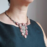 Rhodochrosite & Britannia Silver Set