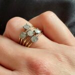 Rough Diamond & 18ct Gold Ring