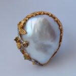 Baroque SouthSea Pearl & Tourmaline