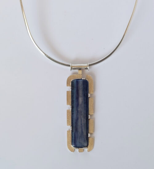 Kyanite & silver Pendant