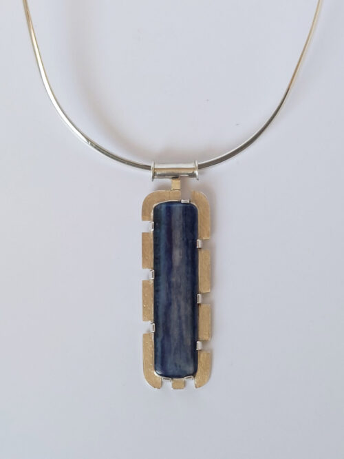 Kyanite & silver Pendant