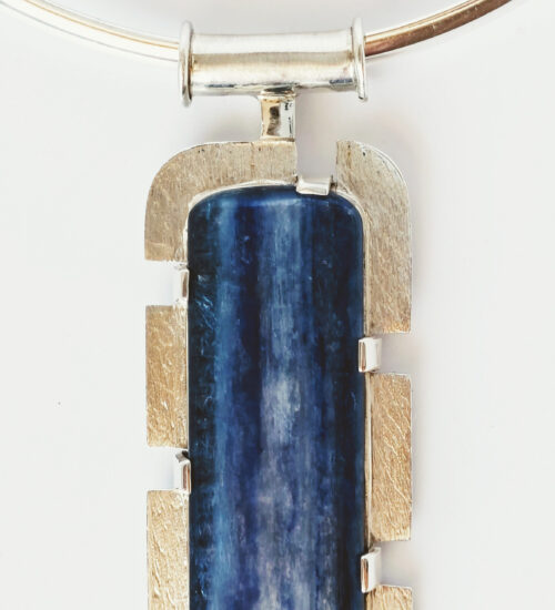 Kyanite & silver Pendant