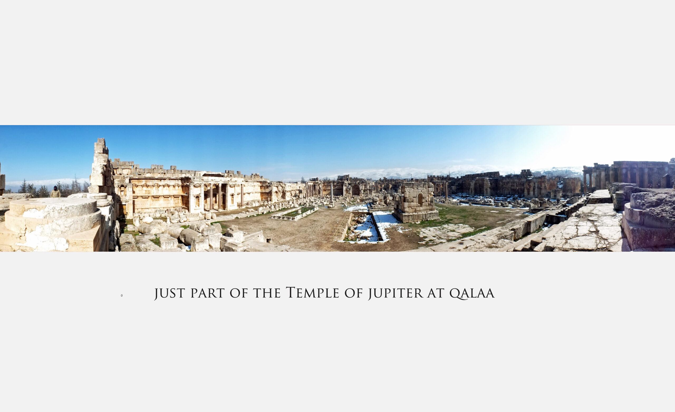 The temple of Jupiter at Qalaa