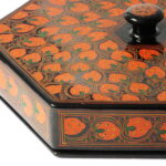 Burmese Lacquer, Strawberry Dish