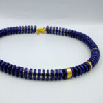 Lapis Discus Necklace £590