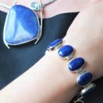 Lapis Cabochon oval bracelet, £380