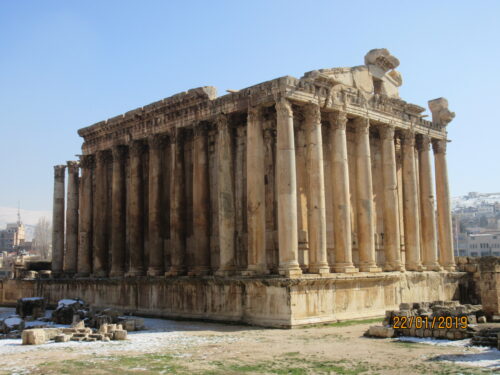 The temple of Bacchus