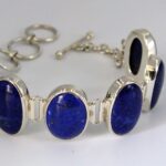 Lapis Cabochon oval bracelet, £380