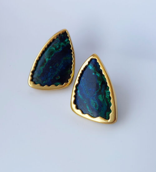 Large Azurite Studs £460