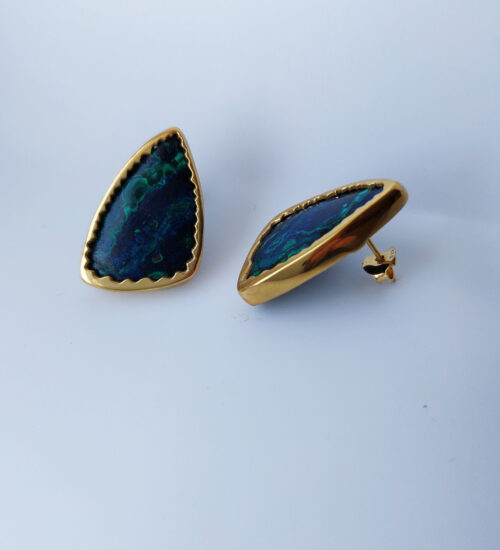 Large Azurite Studs £460