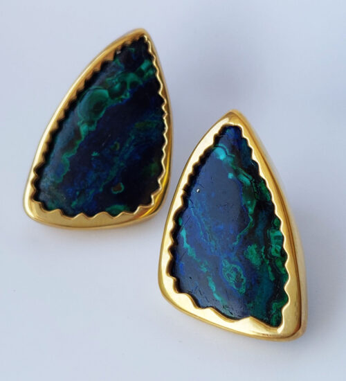 Large Azurite Studs £460