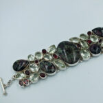 Eudialyte, Garnet & Green Amethyst Bracelet £780