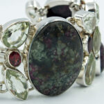 Eudialyte, Garnet & Green Amethyst Bracelet £780