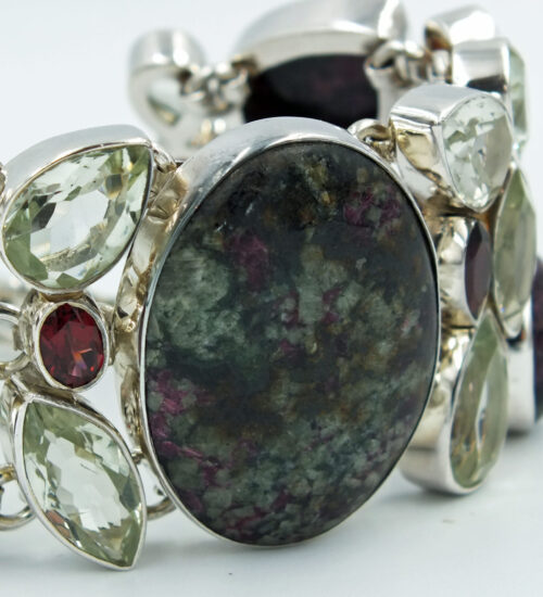 Eudialyte, Garnet & Green Amethyst Bracelet £780