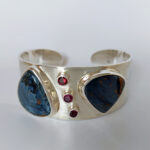 Pietersite & Rhodolite Cuff £460