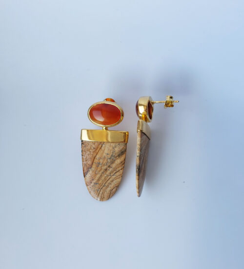 Carnelian & Jasper Earrings £360