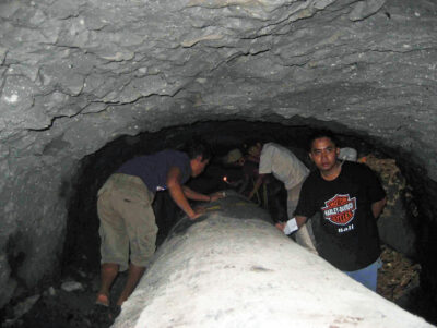 20' under ground in Sumatra