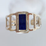 Lapis Art-deco Cuff, £480