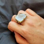 Druzy Mixed-Metal Ring