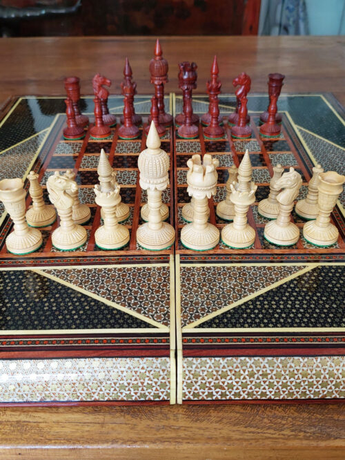Persian Khatam Iranian Chess & Backgammon