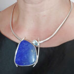 Lapis & Topaz Pendant £320