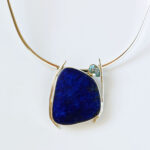 Lapis & Topaz Pendant £320