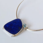 Lapis & Topaz Pendant £320