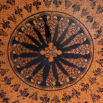 Large Burmese Lacquer Platter