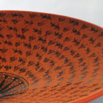 Large Burmese Lacquer Platter