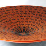 Large Burmese Lacquer Platter