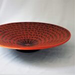 Large Burmese Lacquer Platter