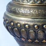 vasPair of Antique Lebanese Brass Vasese