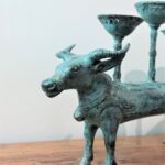 bronze candleholder java