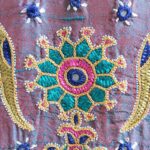 india gujarat silk embroidery hanging