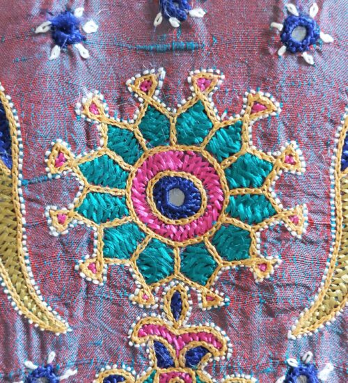 india gujarat silk embroidery hanging