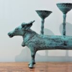 javanese candleholder bronze