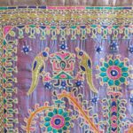 kutch silk embroidery pakko hanging