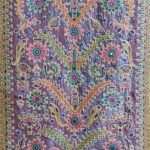 silk pakko embroidery wall hanging