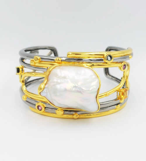 south sea pearl gold bracelet