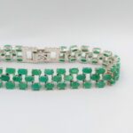 emerald-silver-tennis-bracelet