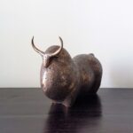 abstract-bronze-buffalo-sculpture