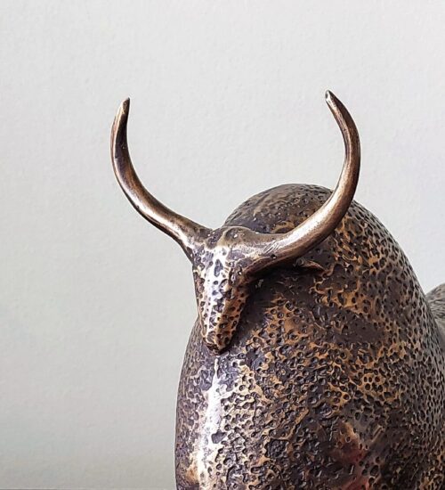 abstract-bronze-bull-sculpture