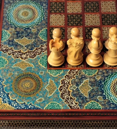 Iranian-chess-backgammon-set