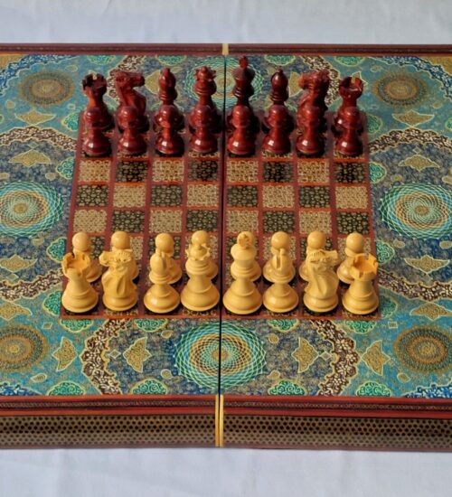 Persian-chess-backgammon-set