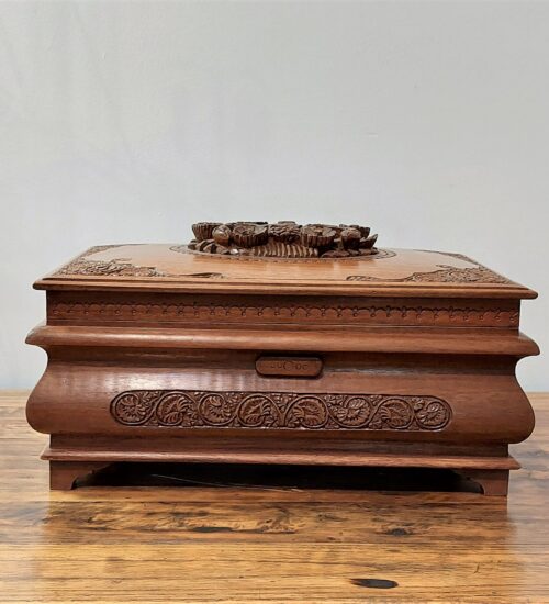 carved-walnut-wood-box