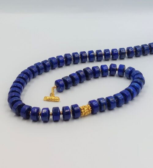 Quora Lapis Lazuli Silver Necklace| Bonjouk Studio – Bonjouk Studio